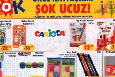 Şok markette kaçırılmayacak okul ve aktüel fırsatları