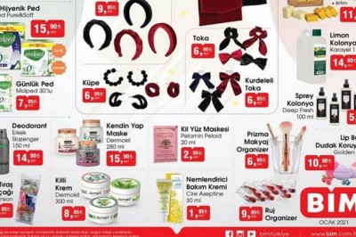 Bim 19 Ocak 2021 Aktüel İndirimli Ürünler kataloğu