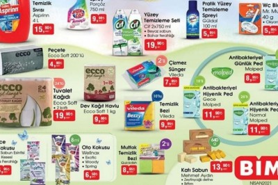 Bim 13 Nisan 2021 Aktüel İndirimli Ürünler Kataloğu