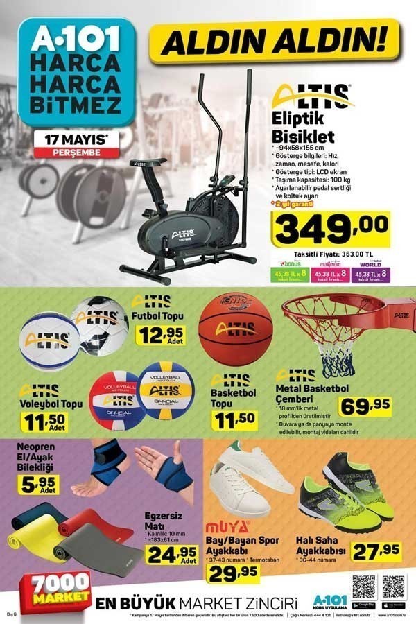 A101 17-24 Mayıs 2018 Aktüel Ürünler Kataloğu