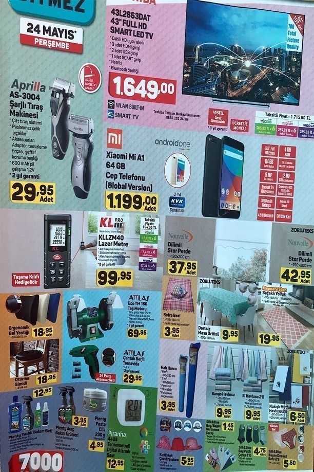 A101 17-24 Mayıs 2018 Aktüel Ürünler Kataloğu