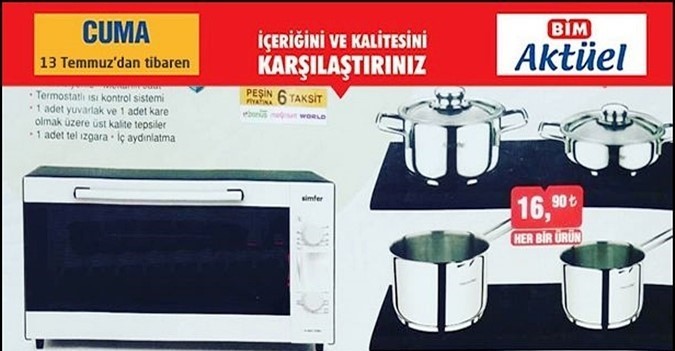 Bim 15 Temmuz 2018 Aktüel Ürünler Kataloğu