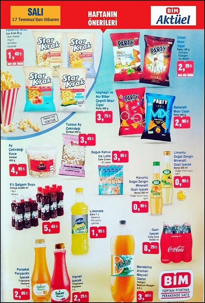 Bim 15 Temmuz 2018 Aktüel Ürünler Kataloğu