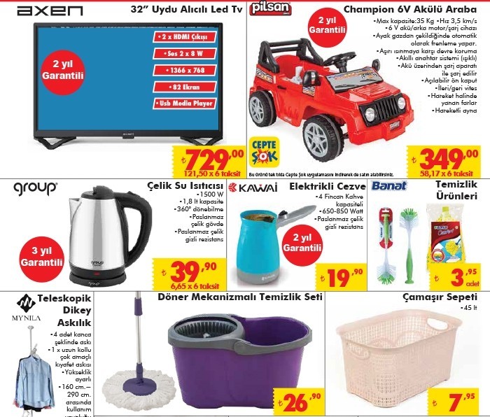 Şok 4 Temmuz 2018 Aktüel Ürünler Kataloğu Yayınlandı