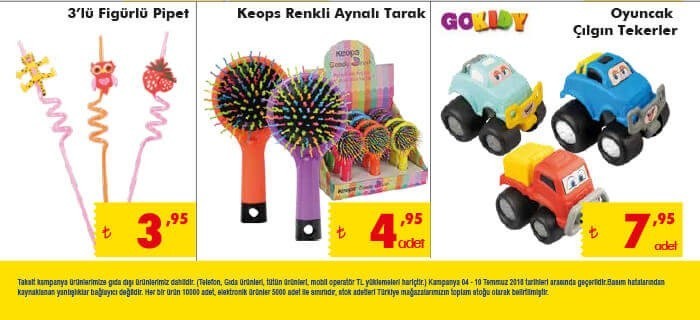 Şok 4 - 10 Temmuz 2018 Aktüel Ürünler Kataloğu