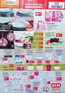 Bim 27 Temmuz Cuma İndirimleri