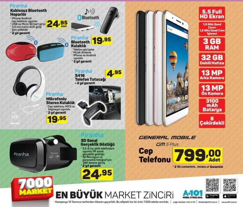 A101 12 Temmuz Aktüel Ürünler Kataloğu  (YENİ)