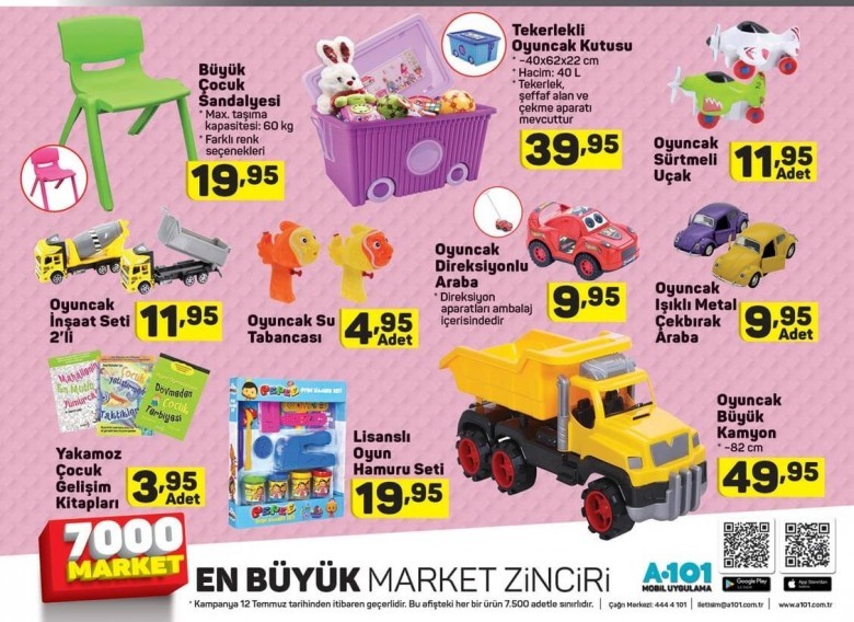 A101 12 Temmuz Aktüel Ürünler Kataloğu  (YENİ)