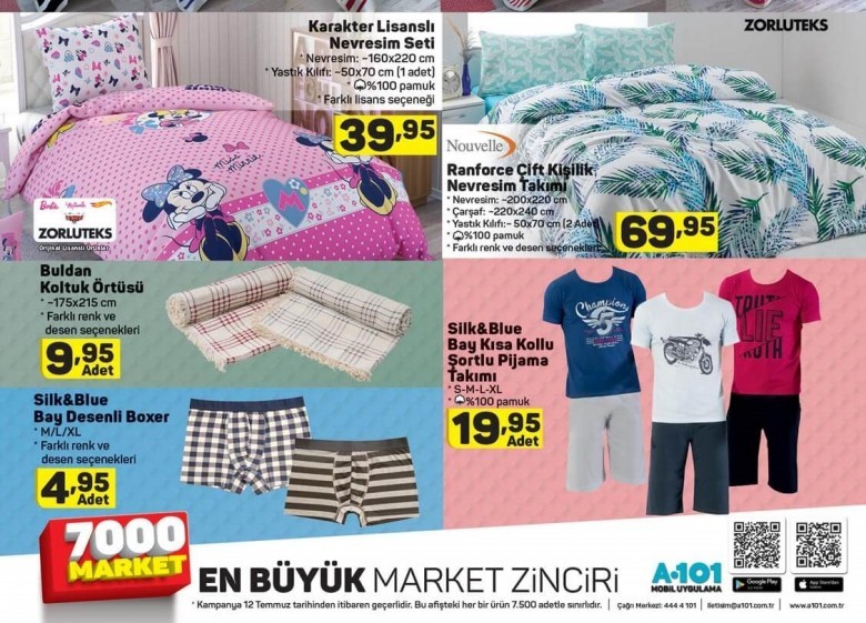 A101 12 Temmuz Aktüel Ürünler Kataloğu  (YENİ)