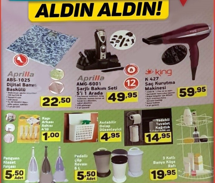A101 5 Ağustos Aktüel İndirim Kataloğları
