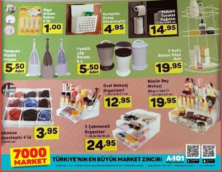 A101 5 Ağustos Aktüel İndirim Kataloğları