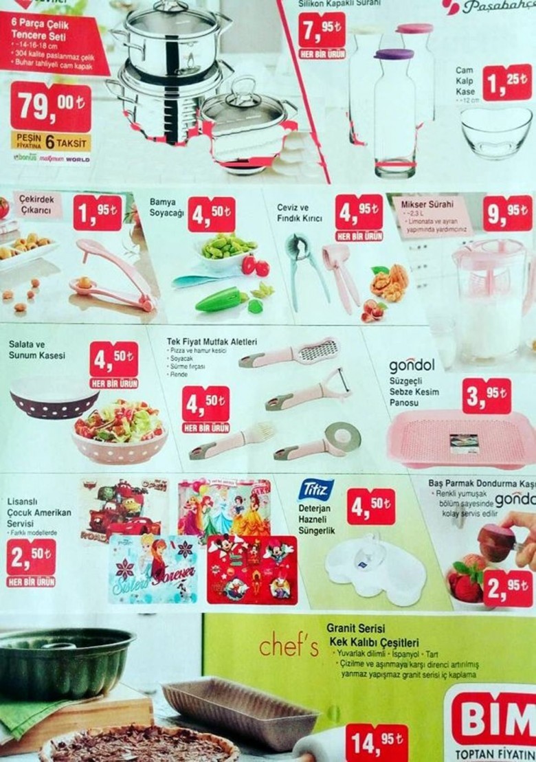 A101, Bim, Şok 3 Ağustos  Market  İndirimleri