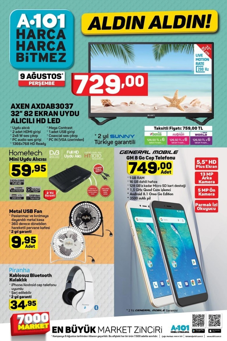 A101   Market Aktüel İndirimleri Kataloğu