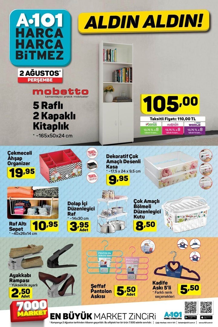 A101   Market Aktüel İndirimleri Kataloğu