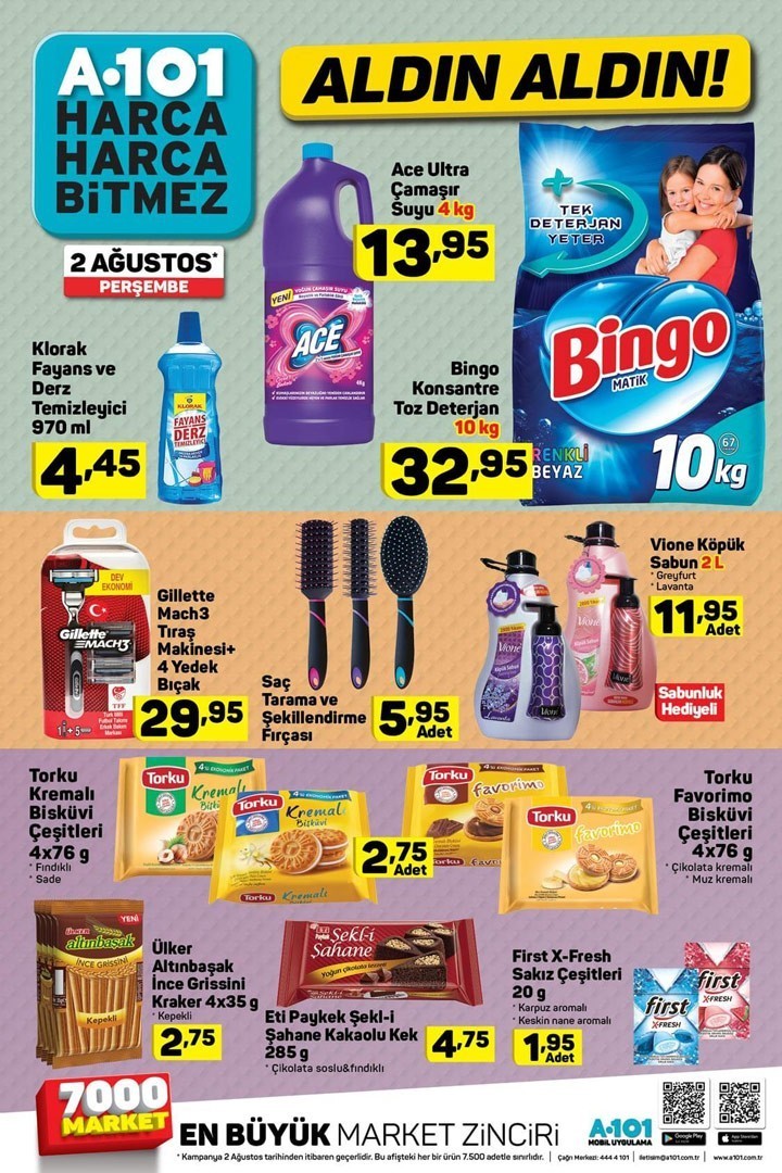 A101   Market Aktüel İndirimleri Kataloğu