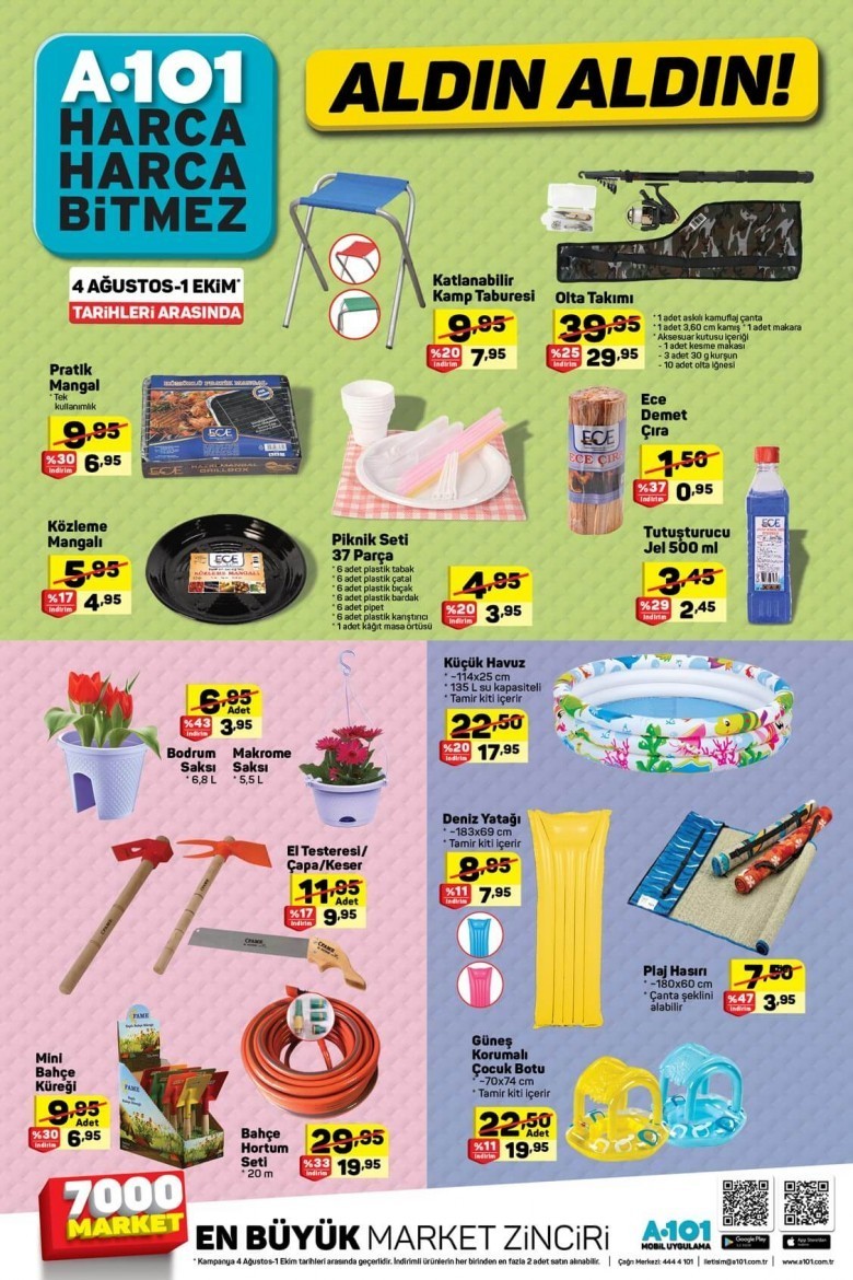 A101   Market Aktüel İndirimleri Kataloğu