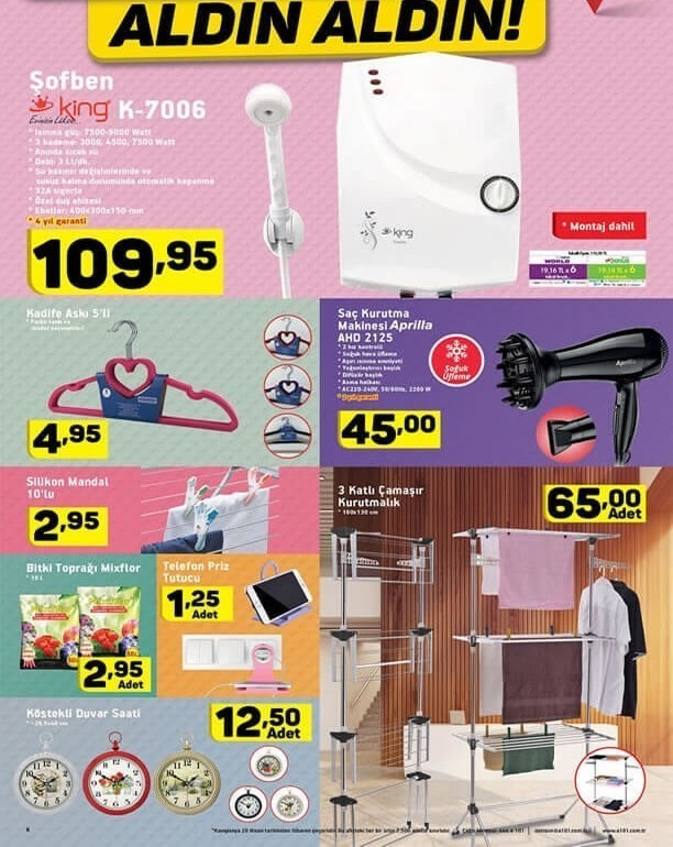 A101 Hafta Sonu İndirimleri