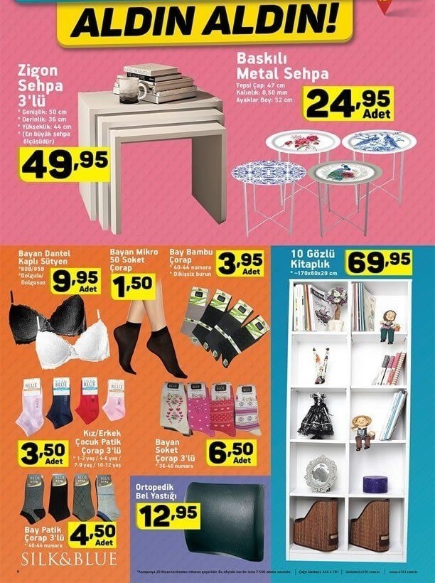 A101 Hafta Sonu İndirimleri