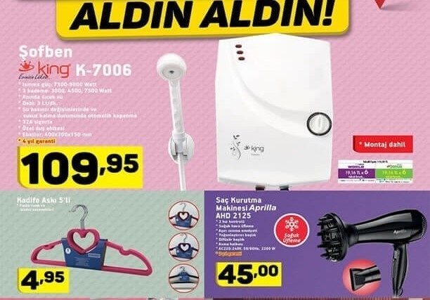 A101 Hafta Sonu İndirimleri