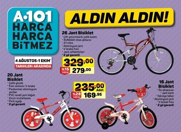 A101 17 Ağustos 2018 Akteül İndirimleri