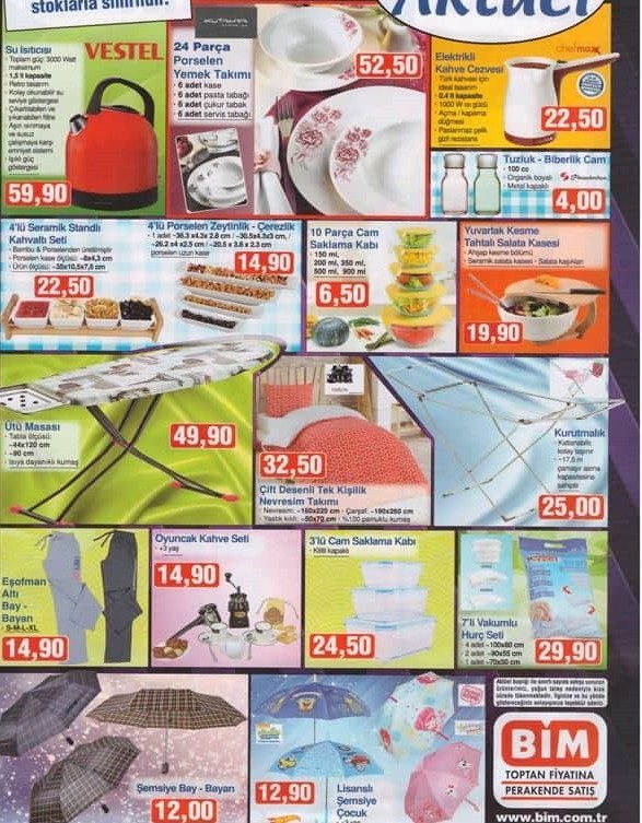 Bim 15 Ağustos Aktüel İndirimleri