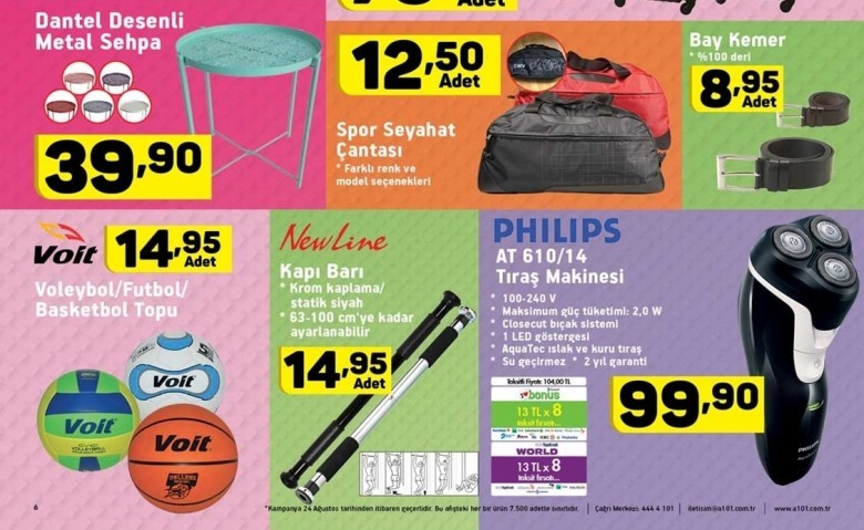 A101 Hafta Sonu İndirimleri