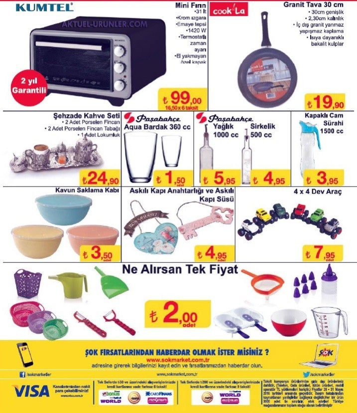 Şok Market 5 Eylül Aktüel İndirimleri