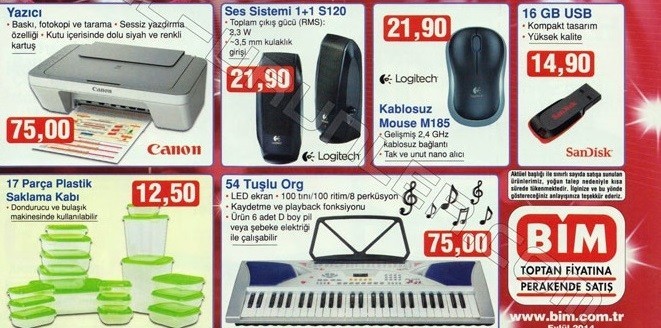 Bim Hafta Sonu Güncel İndirimleri