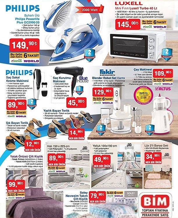 Bim 15 Eylül Aktüel İndirim Kataloğları