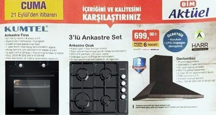 Bim 22 Eylül Aktüel İndirimleri