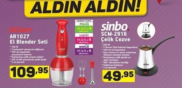 A101 Eylül Ayı İndirimleri