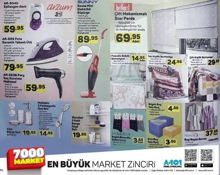 A101 20 - 28 Eylül Aktüel İndirim Kataloğları