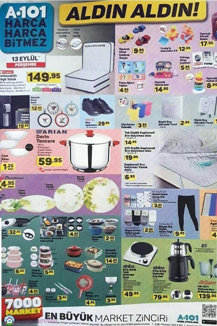 A101 20 - 28 Eylül Aktüel İndirim Kataloğları