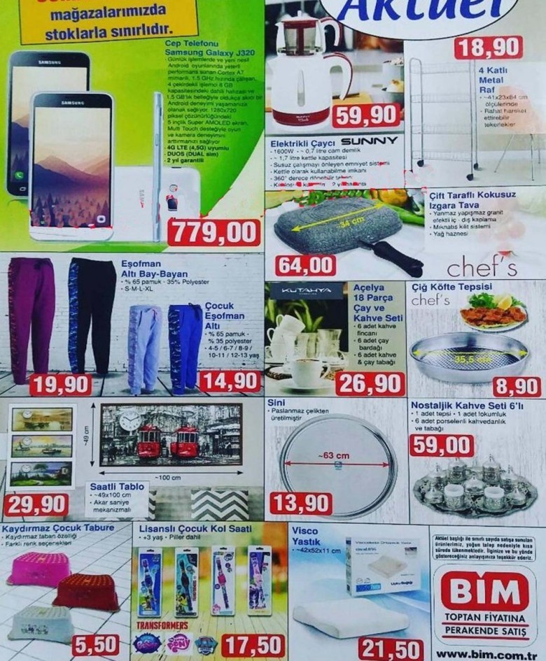 Bim 30 Eylül Aktüel İndirimleri