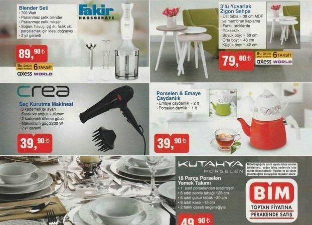 Bim 3 Ekim Aktüel İndirimleri