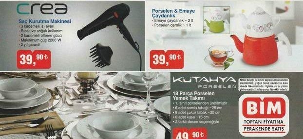 Bim 3 Ekim Aktüel İndirimleri