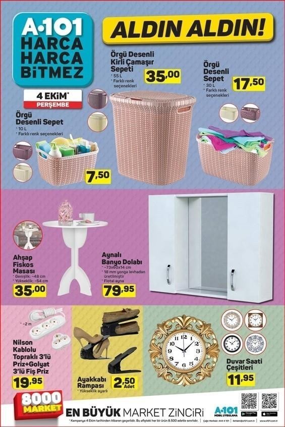 A101 Ekim Ayı İndirimleri (GÜNCEL)