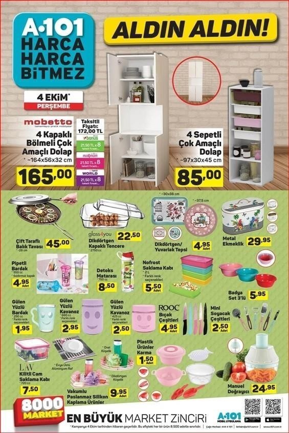 A101 Ekim Ayı İndirimleri (GÜNCEL)