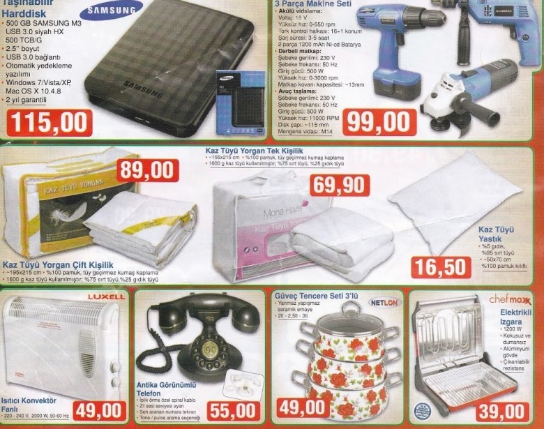 Bim 22 Ekim Aktüel İndirim Kataloğları