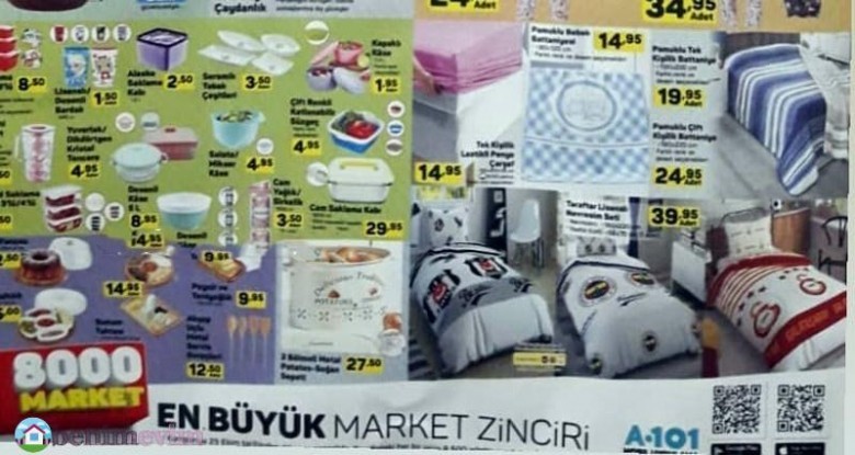 A101 25 Ekim 2018 İndirimli Fırsat Ürünleri