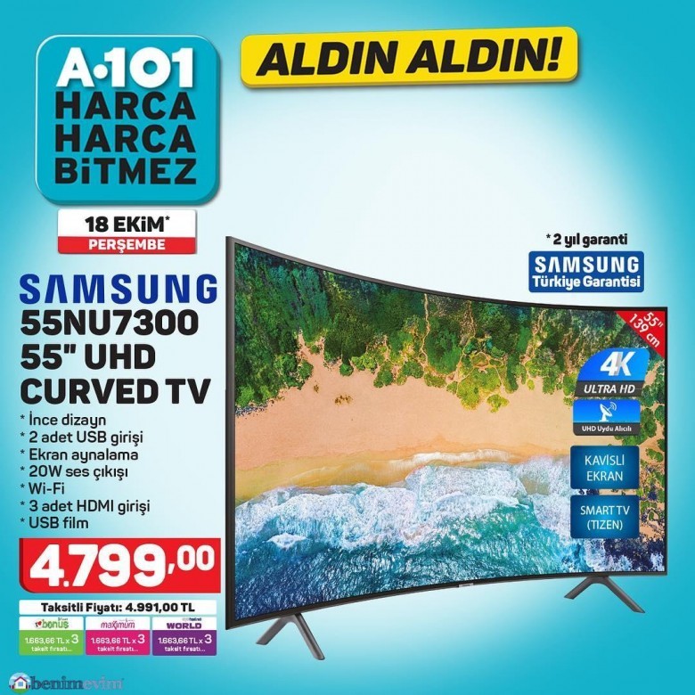 A101 25 Ekim 2018 İndirimli Fırsat Ürünleri