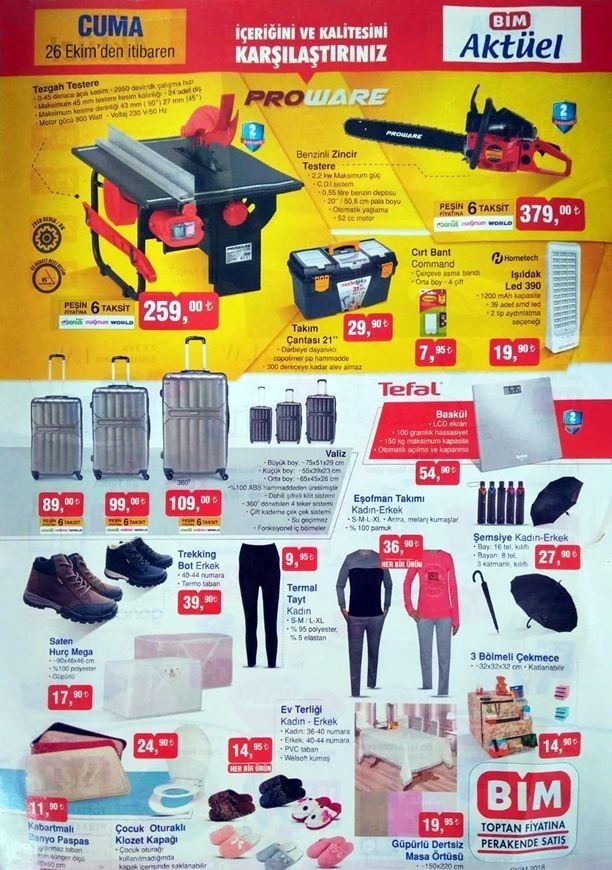 Bim 4 Kasım Aktüel Ürünler Kataloğu