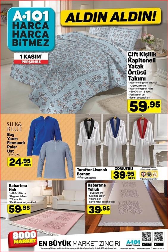 A101 1 Kasım 2018 Aktüel Ürünler Kataloğu