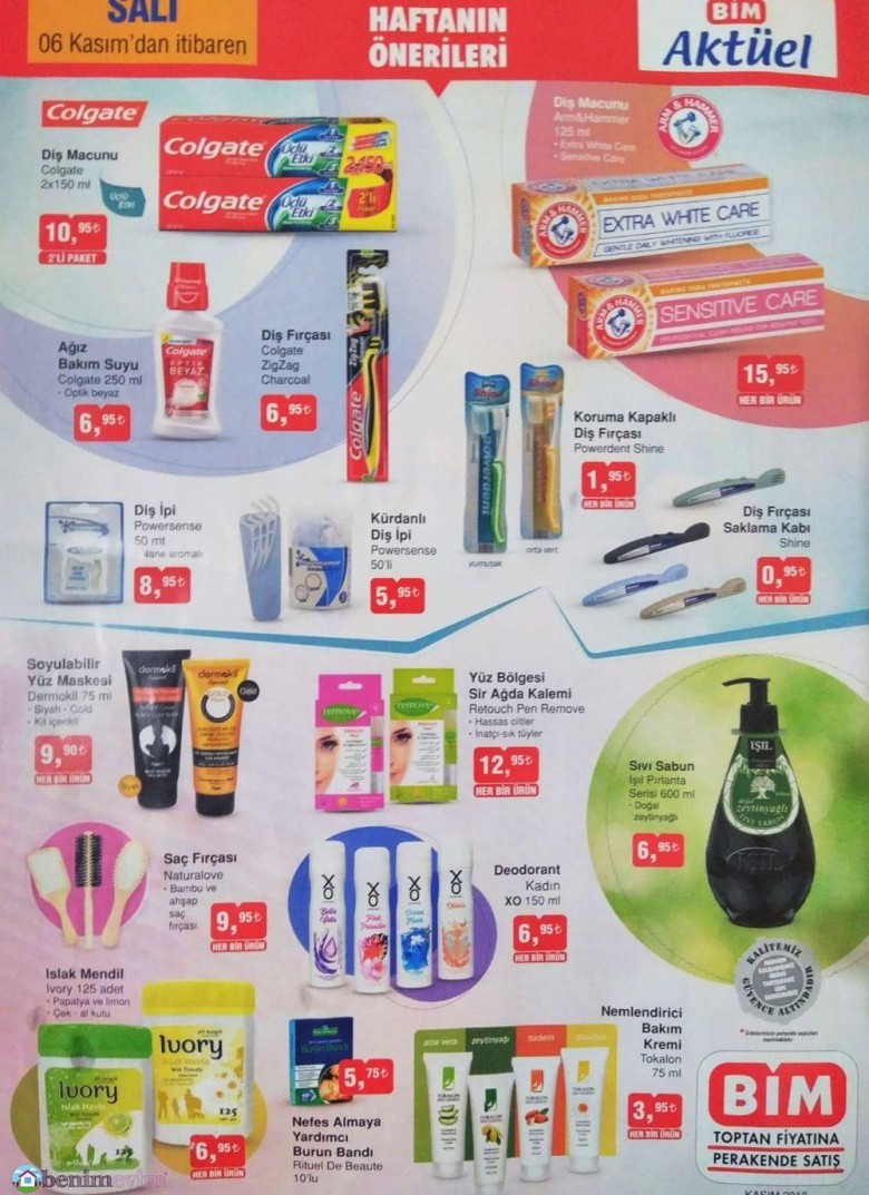 Bim 6 Kasım 2018 Aktüel Ürünler Kataloğu