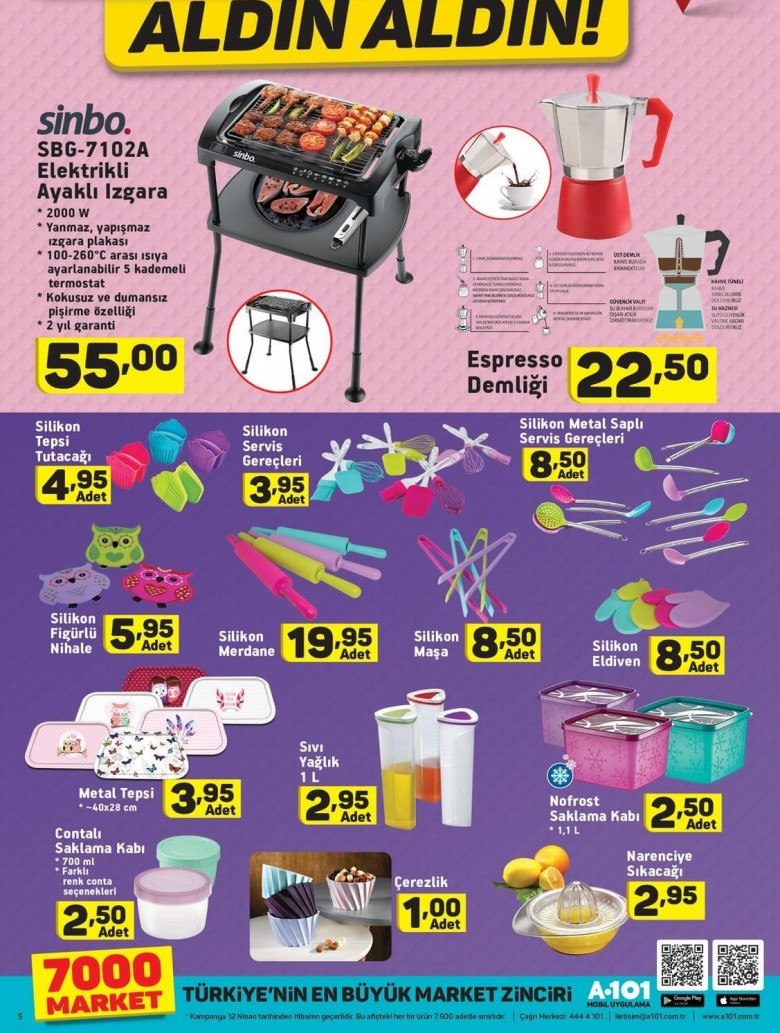 A101 Hafta Sonu  Aktüel İndirimli Ürünler Kataloğu
