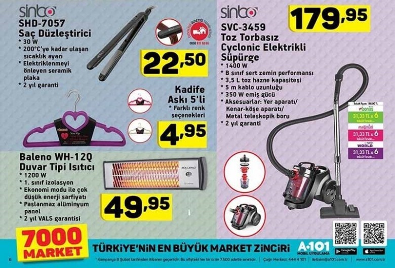 A101 Hafta Sonu  Aktüel İndirimli Ürünler Kataloğu