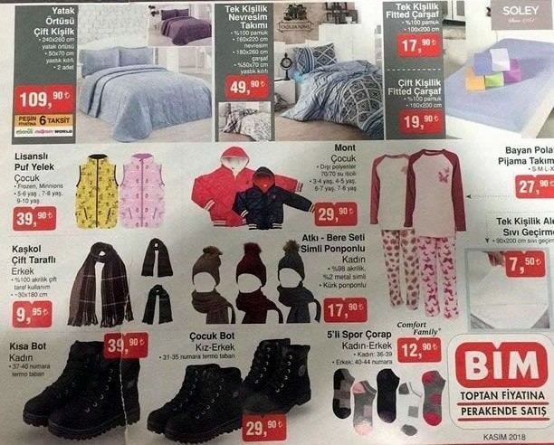 BİM Market 9 - 13 Kasım 2018 Fırsat Ürünleri