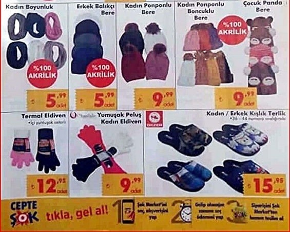 Şok Hafta Sonu Aktüel Ürünler Kataloğu