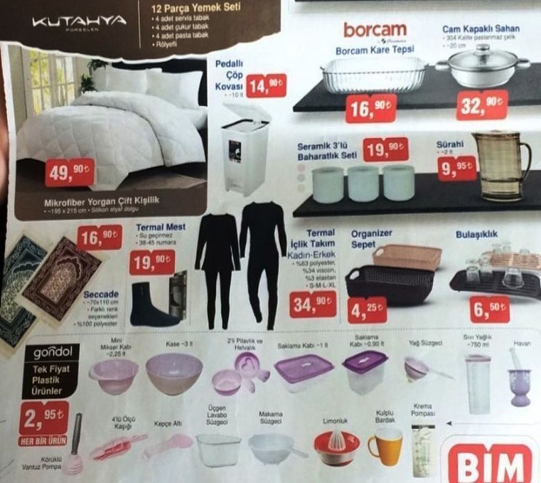 Bim Hafta Sonu  Aktüel Ürünler Kataloğu