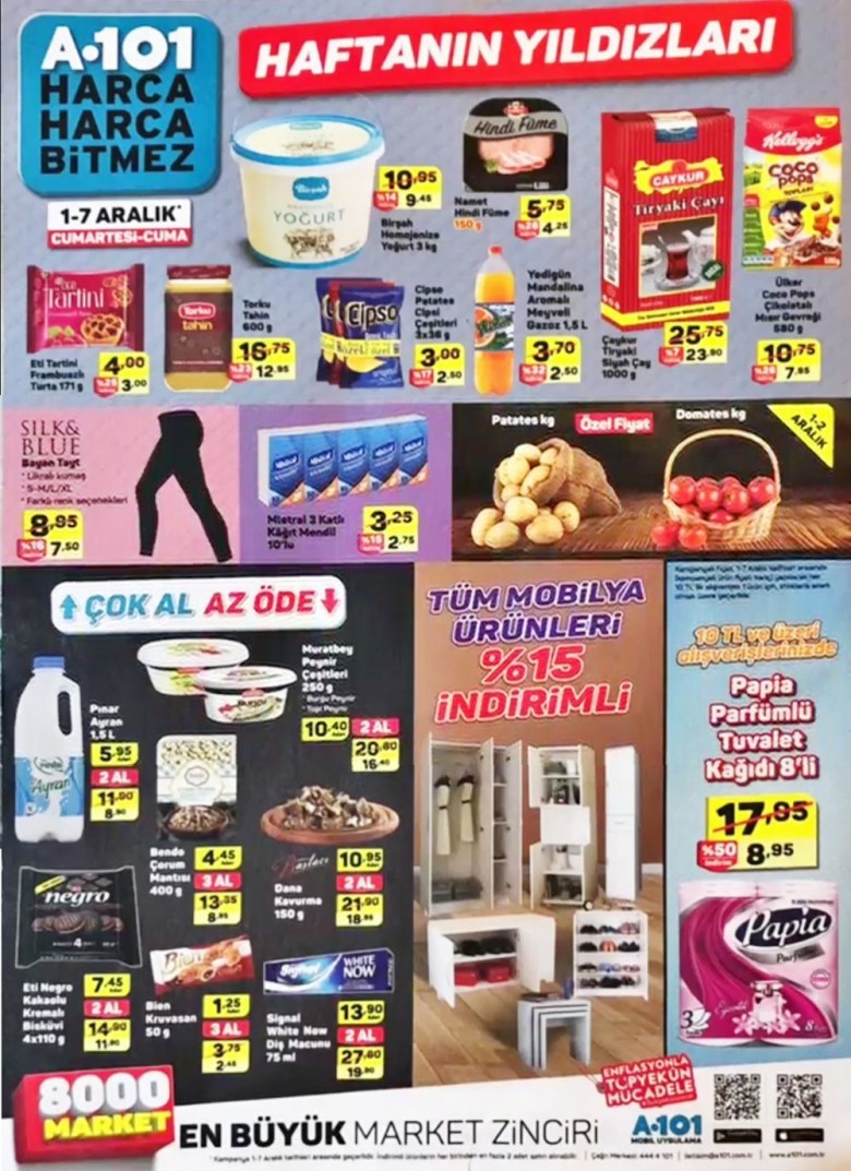 A101 29 Kasım 2018 Aktüel Ürünler Kataloğu